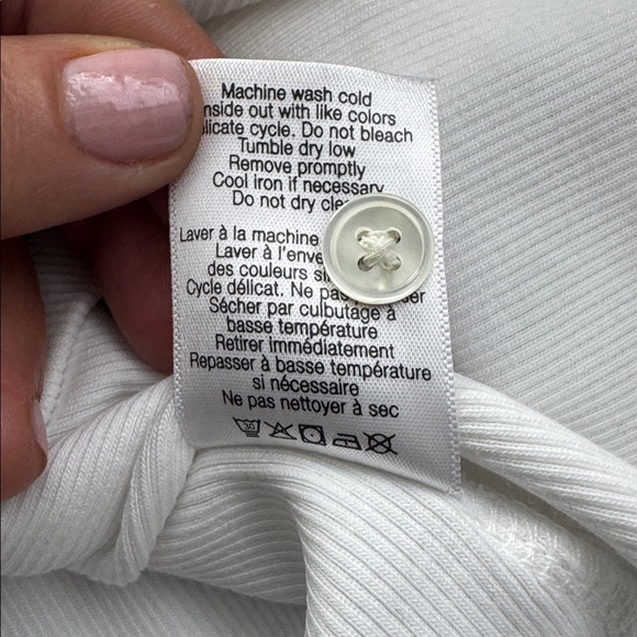 Veronica Beard Coralee Puff Sleeve Top White Size Medium - Picture 6 of 6